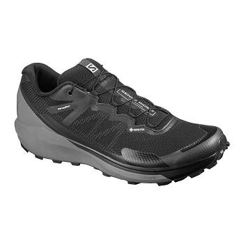 Salomon SENSE RIDE 3 GTX INVIS. FIT - Cierne Trailová Bežecká Obuv Panske, S0104SK